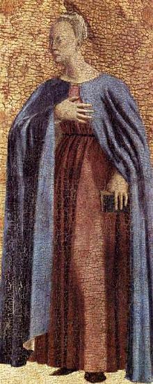 Piero della Francesca Polyptych of the Misericordia: Virgin Annunciate Spain oil painting art